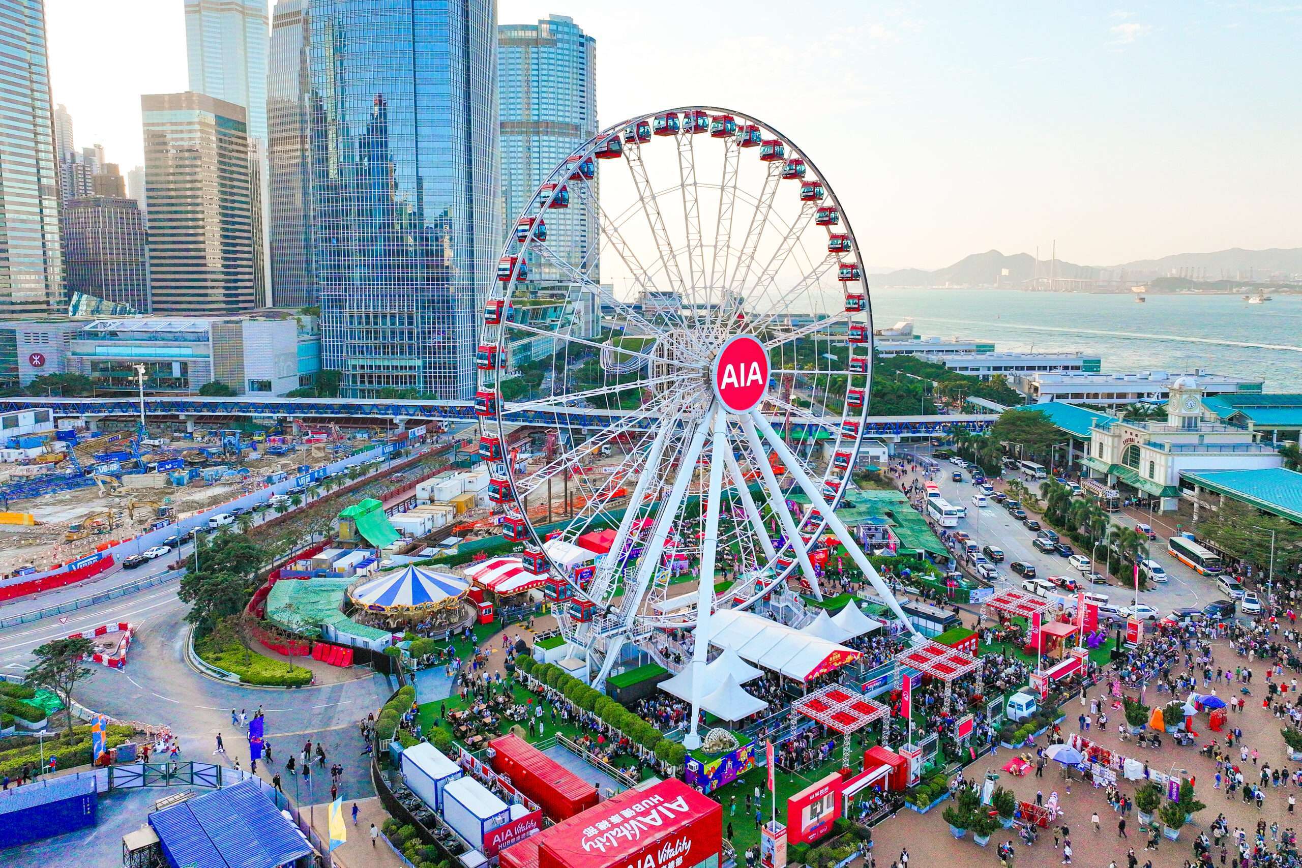 香港中环海滨观景摩天轮